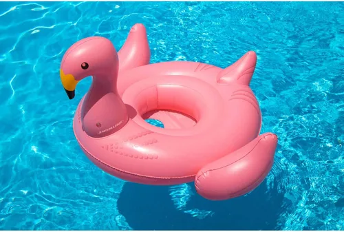 Vista 3 de Swimline Flotador inflable para asiento de bebé flamenco