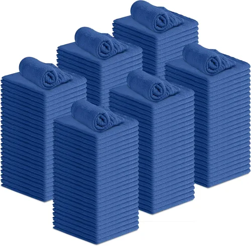 Vista 12 de Avalon Towels Cotton Shop Trapos – Paquete de 100 trapos de limpieza de 12 x 14 pulgadas – Toallas absorbentes y toallas de limpieza multiusos