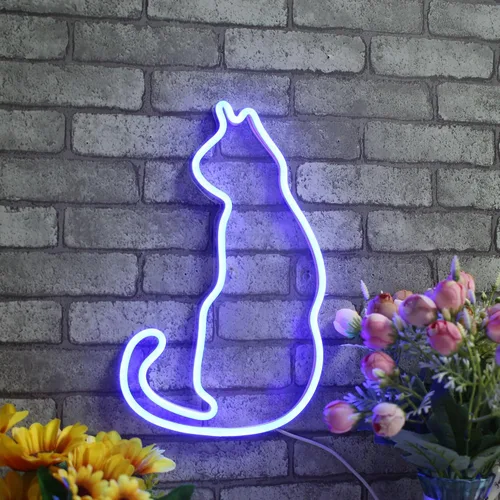 Vista 4 de ADVPRO Cat Flex Silicone LED Neon Sign - Blue - st16s32-fnu0083-b