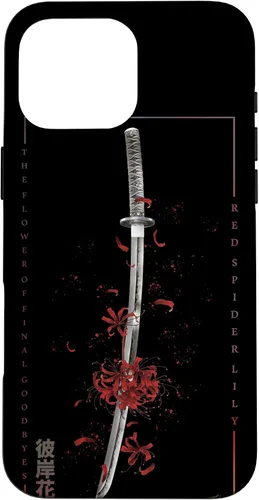 Vista 19 de Higanbana o Spider Lily con anime Samurai Sword - Carcasa estética para iPhone 17