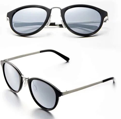 Vista 2 de AHT Gafas de sol polarizadas para mujer, con rayos sombreados, 100 % UV, ojos de gato