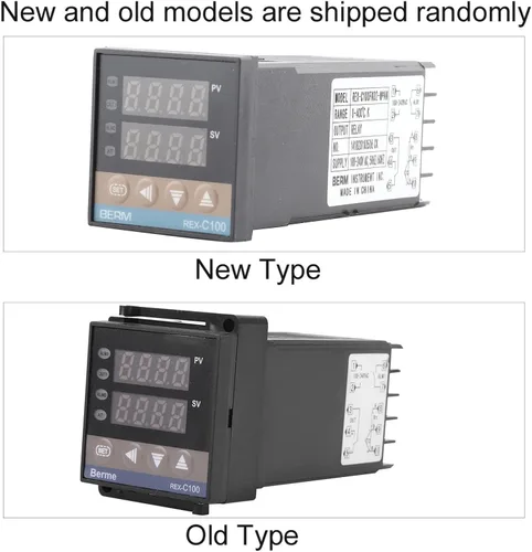 Vista 8 de Controlador de temperatura PID digital REX-C100 Regulador de temperatura del termostato 100-240 V Salida de relé 1500VAC, 14 bits