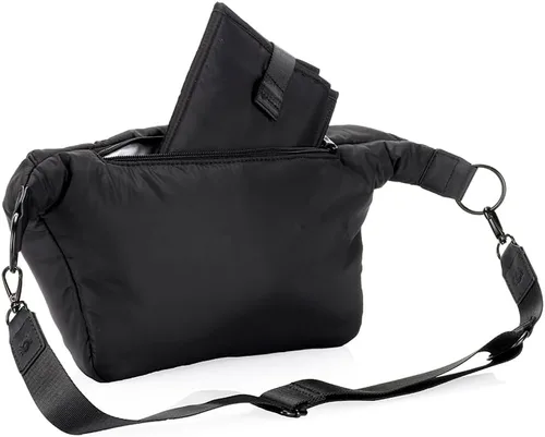 Vista 9 de Itzy Ritzy's Ritzy Pack Fanny Pack & Crossbody Diaper Bag - Multi-Use Lightweight Bag Features 6 Pockets & an Adjustable Strap - Wear As a