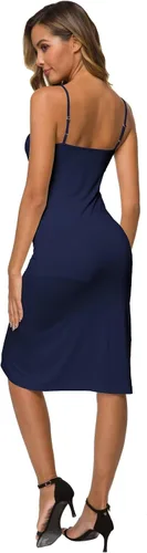 Vista 7 de Vestido largo con tirantes delgados para mujer