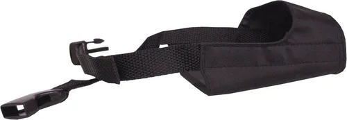 Vista 4 de Hamilton Pet & Equine Hamilton H.P. Mugz - Bozal ajustable de nailon suave de ajuste rápido, 4 a 4-1/2 pulgadas, color negro