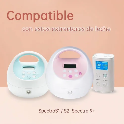 Vista 2 de PumpMom-us Protector de reflujo y tubo para Spectra, piezas de repuesto para extractor de leche Spectra S1 Spectra S2 Spectra 9 Plus