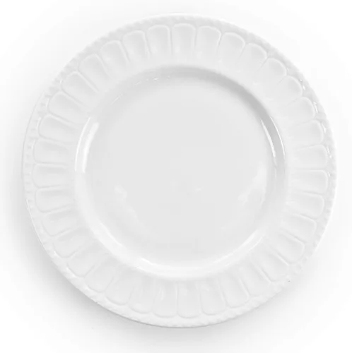 Vista 6 de Elama Charlotte - Vajilla de porcelana (20 piezas), color blanco