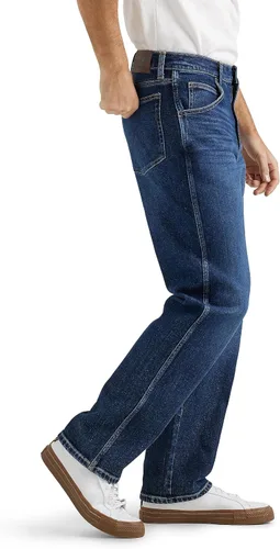 Vista 2 de Wrangler Jeans de ajuste relajado para hombre, Azul