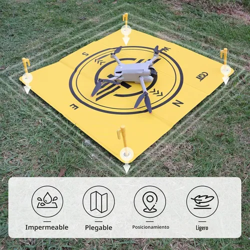 Vista 3 de CQT Almohadilla de aterrizaje para dron, universal, impermeable, portátil, plegable, portátil, plegable, para DJI Avata 360 Mavic 3 4 Pro/Mini 2