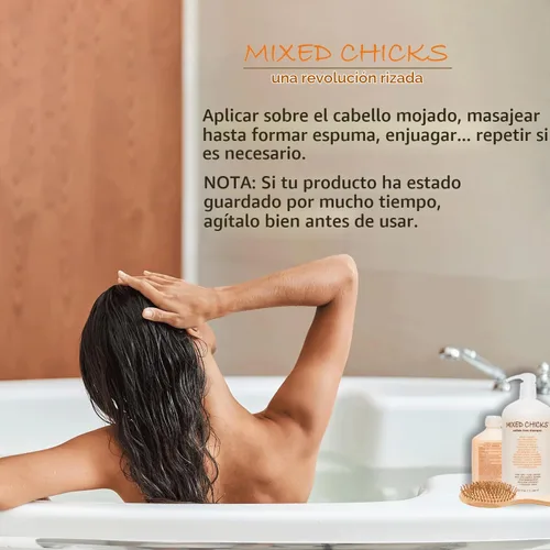 Vista 6 de Mixed Chicks Champú sin sulfato para cabello teñido y tratado químicamente, 10 onzas líquidas