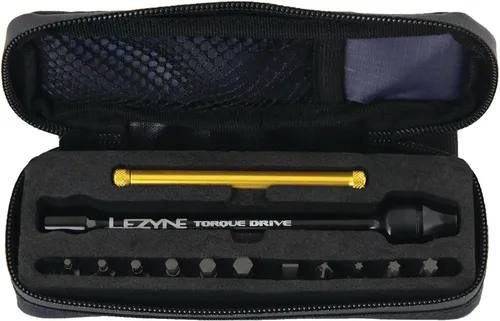 Vista 3 de LEZYNE Multiherramienta para bicicleta de accionamiento de torque, aluminio mecanizado CNC, sujeción magnética, 11 brocas intercambiables, cabezal