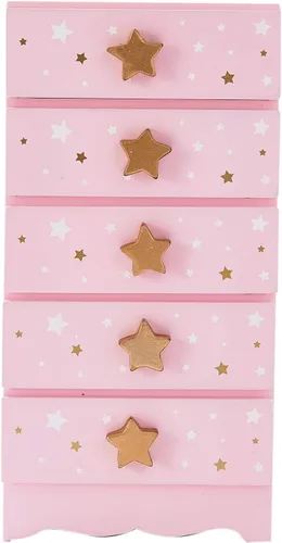Vista 4 de Teamson Kids TD-12884A Fashion Star Prints Renee Joyero, RosaBlancoOro