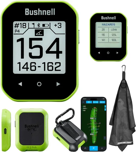 Vista 13 de Bushnell Golf Phantom 3 Slope GPS Handlheld (negro) Más de 38,000 campos, compensación de pendientes, información de peligro, calculadora