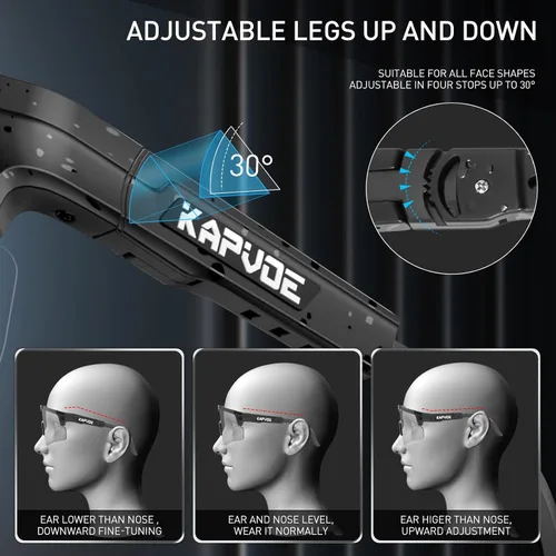 Vista 4 de KAPVOE Gafas de ciclismo fotocromáticas Gafas de sol deportivas de bicicleta de montaña Gases transparentes MTB Gafas hombres mujeres Bicicletas