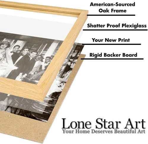 Vista 6 de Lone Star Art Sneaking It In Funny Scene: 11x14 Framed Poster - Vintage Retro Photo - Speakeasy & Bootleggers - Prohibition Era Bar Photo, Antique