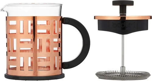 Vista 2 de BODUM Eileen - Cafetera de prensa francesa de 4 tazas, cobre, 0,5 l