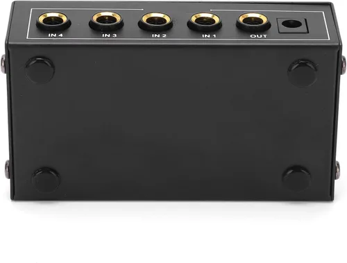 Vista 4 de AUNMAS Mezclador de línea de 4 canales, equipo de audio de ruido ultra bajo (#2)