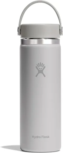 Vista 32 de Hydro Flask Botella de agua – Acero inoxidable aislado – Tapa flexible de boca ancha, antiderrames, a prueba de fugas y recargable en agave de 20