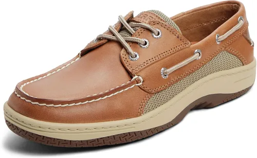 Vista 6 de Sperry Billfish™ - Zapato náutico de cuero de 3 ojales para hombre Negro