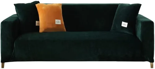 Vista 21 de Funda para sofá de 1, 2, 3, 4 plazas, de poliéster suave, de alta elasticidad, elegante funda para sofá, 1 pieza, protector de muebles para sala