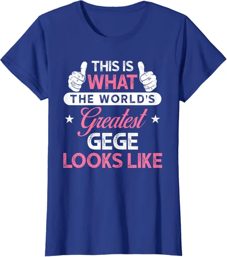 Vista 10 de Gege Gift: World's Greatest Gege T-Shirt, Negro