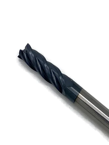 Vista 3 de 10pcs 3/16 "Tialn recubierto de carburo sólido molinos de extremo 4 Flt General Machining #GM1006
