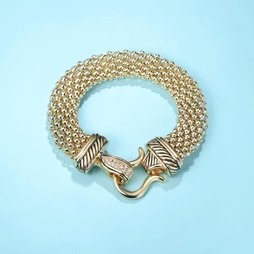 Vista 3 de UNY Joyería de moda antigua con palomitas de maíz inspiradas en la marca para mujeres