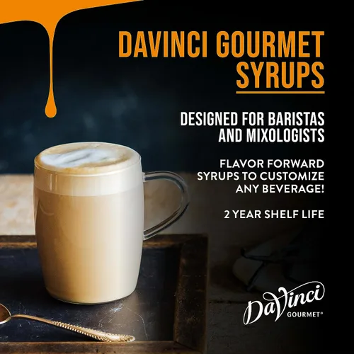 Vista 2 de DaVinci Gourmet Classic Butterscotch Jarabe, 25.4 onzas líquidas (paquete de 4)
