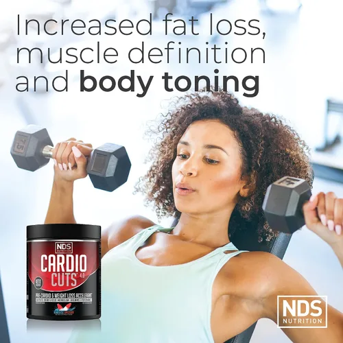 Vista 6 de Cardio Cuts NDS Nutrition 4.0 - Bombsicle en polvo para antes del entrenamiento, 40 porciones Endurance, Performance & Metabolism Support Advanced