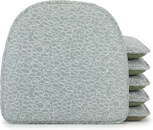 Vista 97 de Klear Vu Raindrop The Gripper - Cojines antideslizantes para silla, suaves y cómodos, almohadillas para asiento, almohadón para cocina, comedor u
