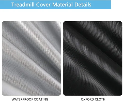 Vista 2 de POMER Treadmill Covers, Dustproof Waterproof Non-Folding Running Machine Protective Cover with Zipper - Ideal for Indoor Outdoor Home Treadmill Use