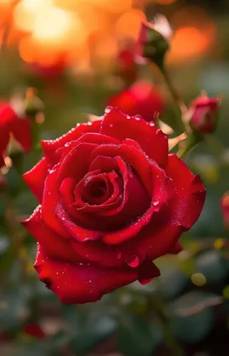Vista 2 de 100 PCS Semillas de Rosa Roja Rosa Flor Romántica Semillas Reliquia