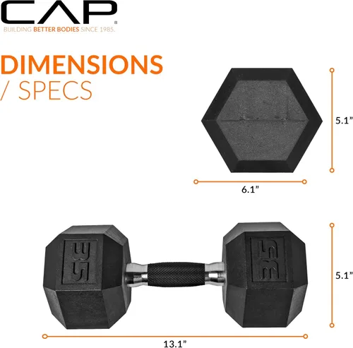 Vista 241 de CAP Barbell - Mancuerna recubierta Varias opciones de pares y conjuntos