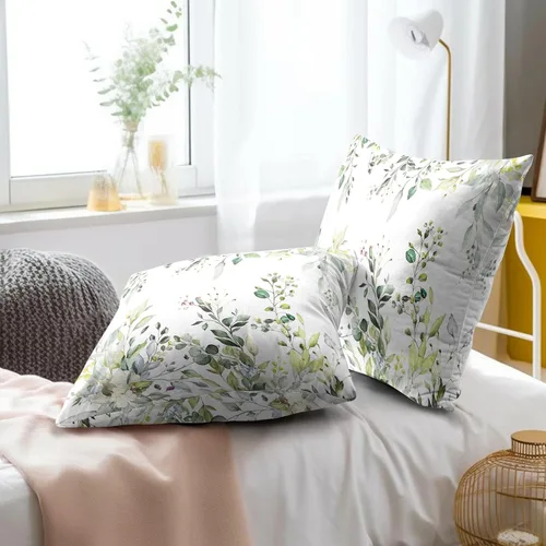 Vista 144 de Giwawa Juego de 2 fundas de almohada decorativas con diseño floral de girasol de 16 x 16 pulgadas, fundas de cojín decorativas para el hogar, sofá