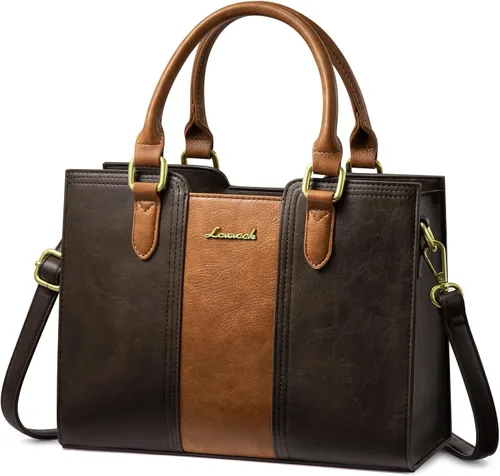 Vista 16 de LOVEVOOK Bolso para mujer, bolso de hombro vintage de cuero, pequeño bolso bandolera para damas, bolso de mano con asa superior y bandolera