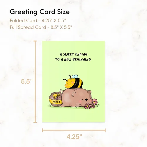 Vista 6 de Bonita tarjeta de felicitaciones – Tarjeta de felicitación con juegos de palabras de Aly Lou Cualquier logro, hito, cumpleaños, promoción, hogar