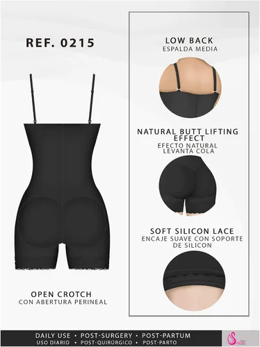Vista 4 de Salome Butt Enhancer Tummy Control Shapewear Fajas Colombianas