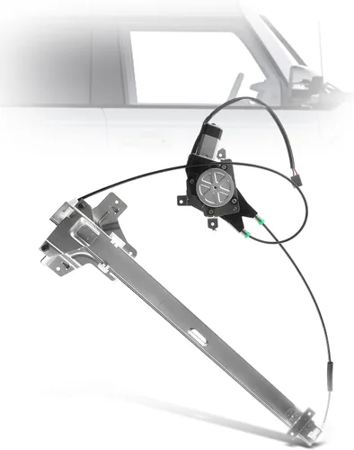 Vista 9 de YHTAUTO Elevalunas eléctrico delantero del lado del conductor con conjunto de motor de 2 pines para Ford E-150 E-250 Econoline E-350 E-450 E-550
