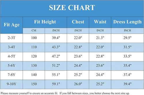 Vista 7 de Avady Girls Princess Costume for Frozen Anna with Wig Birthday Party Halloween Christmas Dress Up