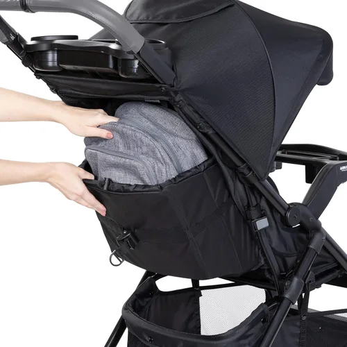 Vista 9 de Baby Trend Passport® Cochecito de carga, gris Fieldstone