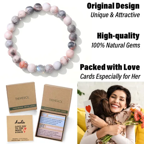 Vista 3 de Aunt Gifts from Niece Auntie Gifts Aunt Gifts from Nephew Best Aunt Ever Gifts Bracelet Birthday Mothers Day Gift Just Because Gifts for Her