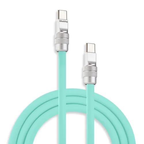 Vista 11 de chubbycable Chubby 2.0 USB C 240W Cable de carga rápida de silicona suave y duradero, cable de carga extra grueso compatible con iPhone 17-15 Series