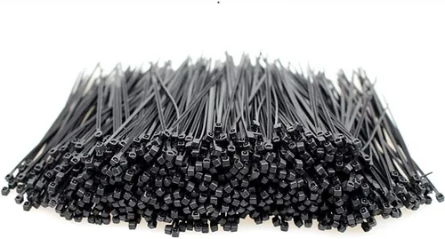 Vista 2 de Paquete de 1000 bridas para cables de 4 pulgadas, resistentes a los rayos UV, resistentes a la intemperie, 18 libras (negro)