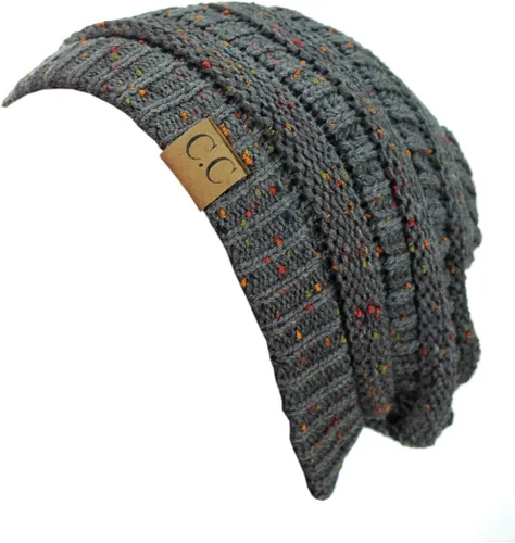 Vista 135 de C.C Trendy Warm Chunky Soft Stretch Cable Knit Beanie