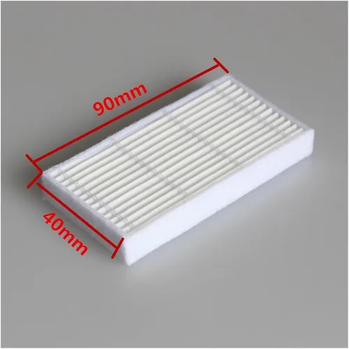 Vista 6 de Cepillo lateral para aspiradora, filtro Hepa, paño para trapeador, compatible con Midea VCR03, piezas de robot aspirador, filtro de cepillo, 1 juego