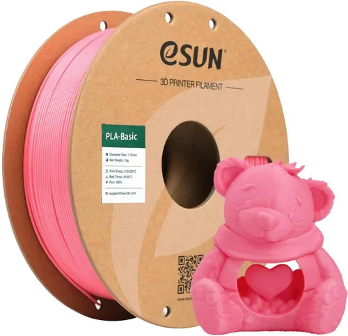 Vista 23 de eSUN Filamento PLA Basic de 0.07 in, naranja, carrete de 2.2 libras 1.anaranjado