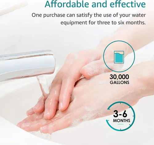 Vista 8 de AQUA CREST AP110 Filtro de agua para toda la casa, filtro de sedimentos, 5 micras, repuesto para 3M® Aqua-Pure AP110, Culligan® P5, APEC, GE FXUSC