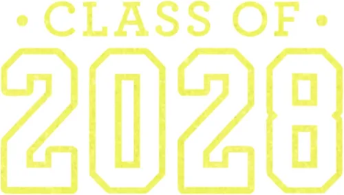 Vista 16 de Calcomanía para planchar de clase 2028, parche de camiseta de clase superior, transferencia de calor, calcomanía gráfica de camiseta HTV para negro