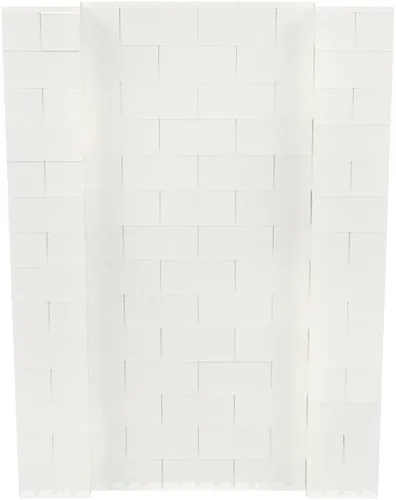 Vista 150 de EverBlock Kit de pared de 5 x 4 pies Bloques de construcción modulares Sistema de pared para edificios, pantallas y estructuras Divisor