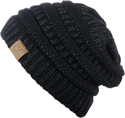 Vista 656 de C.C Trendy Warm Chunky Soft Stretch Cable Knit Beanie